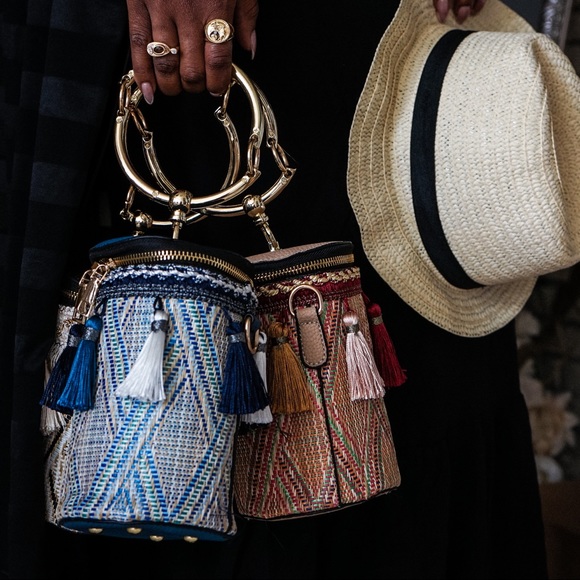 Calypso Tassel Bucket Bag 💙 - Picture 2 of 5